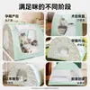 Tenda de maternidade fofa com estampa de desenho animado para primavera e verão para gatas grávidas, sala de maternidade dobrável para gatos