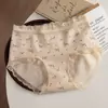 Bragas de Estilo Pastoral para Mujer, Antibacterianas, Entrepierna Extendida, Cintura Media, Cómodas, Suaves, Alta Elasticidad, Encaje, Bragas de Triángulo de Puro Deseo para Mujer