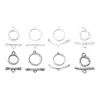 Hebilla Redonda Ot de Plata de Ley S925 Hebilla de Collar de Perlas Hebilla de Conexión para Pulsera DIY Hecha a Mano Hebilla de Joyería Hebilla de Acabado