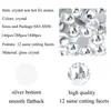 King Wei Chen Strass em Forma de Leque Ab Soltos Strass Redondo Transparente com Fundo Plano Atacado Vidro de Cristal Strass para Nail Art Joias