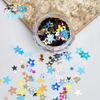 Comercio Exterior Transfronterizo Arte de Uñas Decoración de Uñas Popular Polvo de Brillo Lentejuelas de Forma Especial Degradado Mixto DIY Hecho a Mano Pegamento de Cáñamo