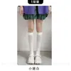 Calcetines Japoneses Estilo Jk de Media Pantorrilla para Mujer, Calcetines de Tubo Alto de Verano, Medias Negras Transparentes Adelgazantes de Presión, Calcetines de Hielo de Medio Tubo