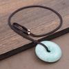 Lanyard para collar de jade dorado, cordón especial con hebilla de seguridad de nudo plano tejido a mano, para niños, hombres y mujeres delgados
