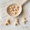 Flor de Cerezo TempranaSentimiento de PrimaveraRosa y VerdeVidrio ChecoHecho a Mano con CuentasPulsera DIYAccesorios de Material para Hacer Pulseras a Mano
