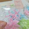 Decoración Mini Lazo Estilo Ballet Ins Mezcla y Combina Multicolores Empaque de Tarjeta Material Accesorios Pequeños Hechos a Mano DIY Accesorios
