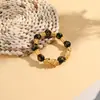 Pulsera de oro de arena de Vietnam imitación pixiu para hombre, pulsera de cuentas con proverbios de seis palabras, productos de bienestar en vivo, una generación de cabello