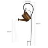 Lámpara solar de hierro transfronteriza con forma de pavo real, molino de viento, lámpara decorativa para jardín, patio, césped, lámpara de pie impermeable para exteriores