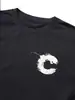 2025 verano nuevo comercio exterior Europa y Estados Unidos Amazon tesoro impresión digital camiseta manga corta cuello redondo top