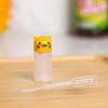 Mini Botella para Salsa Uso Bento Perro Chai Japonés Paquete de Tres Botellas de Kétchup Plástico Condimento Exprimir Botella para Salsa