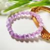 Pulseira de Kunzita Natural Atacado Casual Feminino Pulseira de Cristal de Kunzita Olho de Gato Grau 7A