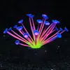 E-commerce Transfronteiriço Aquário Paisagismo Tanque de Peixes Decorações Silicone Macio Coral Artificial Anêmona do Mar - Submersível em Forma de Trompete