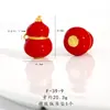 Loja de Ouro Mesmo Estilo Acessórios DIY Banhados a Ouro Colar com Pingente de Cabaça de Sete Peças para Mulheres, Corrente de Clavícula Versátil Exquisita Retro da Moda