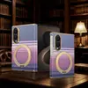 Adequado para capa de celular Samsung ZFold8 com suporte, eixo central magnético rotativo, toque de luxo leve, capa protetora zfold8ultra
