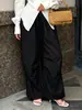 Pantalones de Linterna Versátiles y Modernos con Cordón Cintura Alta Adelgazantes Largos para Mujer Otoño e Invierno Nuevos Pantalones Casuales de Secado Rápido con Caída
