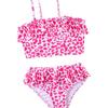 Traje de Baño para Niñas Bebé de 3 Años Niña de 6 Años Traje de Baño para Niñas Estilo Occidental Moda Niña Lindo Dibujo Animado Traje de Baño Dividido