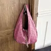 Bolsa estampada de estilo casual transfronteiriço para mulheres, nova bolsa de ombro de grande capacidade outono 2026, bolsa tote estudantil moderna e versátil