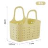 Cesta de Baño Cesta de Baño Cesta de Almacenamiento Portátil Cesta Multifuncional para Artículos Varios del Hogar Cesta para Lavar Cesta de Plástico con Drenaje