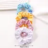 Acessórios de Cabelo Fábrica Personalizada Elásticos Populares Estilo Coreano Scrunchies Scrunchies de Tecido Estampado para o Dia a Dia