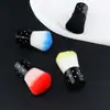 Herramientas Transfronterizas para Uñas, Brochas de Maquillaje, Cepillos Limpiadores de Uñas, Cepillos Limpiadores para el Borde Trasero, Herramientas para Uñas con Base Metálica