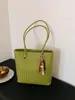 Bolso de Mano Tejido de Alta Gama Transfronterizo para el Trabajo, Elegante Bolso Tote para Mujer, Nuevo Modelo 2025, Bolso de Hombro de Gran Capacidad
