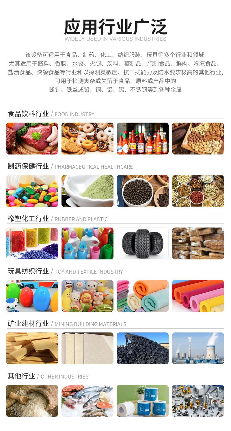 金检机应用行业