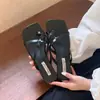 Chanclas de Tira Cruzada Estilo Coreano para Mujer, Nuevas para Verano 2026, Adecuadas para Usar con Faldas, Sandalias de Tacón Kitten sin Cierre Estilo Francés