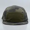 Chapéu de Sol de Verão Novo Secagem Rápida Cinco Painéis Camuflagem Patchwork Chapéu de Sol Moda Transfronteiriça Aba Macia Boné de Baseball Tendência