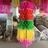 Linterna de Papel de Tres Piezas Pequeña y Colorida Linterna de Papel Blanca Ecológica Linterna de Papel para el Festival Qingming Colgante Blanco para Asuntos Funerarios