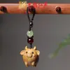 Sándalo Dorado Precioso Doce Constelaciones Cadena para Teléfono Móvil Colgante para Bolso Llavero Anillo Souvenir Souvenir