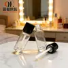 Qing He em estoque pincel para base líquida cabo de pincel esponja bastão frasco de vidro bastão de escova para frasco bastão de pontinho frasco de sopro para batom 30ml