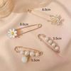 Artefacto para la cintura de los pantalones pasador de cintura broche anti-exposición broche de corsage de alta gama joyería hebilla de broche de perlas