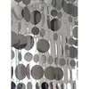 Fundo de Cortina de Fio com Lantejoulas para Casamento Suporte Fio Prata Dourado Pérola Cortina de Porta Cortina Suspensa Espelho Decoração de Teto de Casamento Adereços
