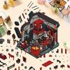 Adesivos de Paisagem de Desenho Animado, Vários Mundo em Miniatura Cabana 3D Xiaohongshu Descompressão DIY Cena Adesivos de Livro de Mão Atacado Pet
