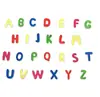 Color explosivo caricatura 26 letras inglesas lindo mini DIY accesorios decorativos para ropa pegatinas de tela bordada autoadhesiva