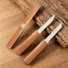 Cuchillo de Fruta Portátil de Doble Propósito para Acampar, Cuchillos Dobles Dragón y Fénix, Cuchillo de Mesa Multiusos, Cuchillo para Cortar Carne, Cuchillo Pequeño para Exteriores, Cuchillo Doméstico