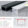 Lámpara lineal LED ranura de aluminio lámpara lineal lineal lámpara lineal empotrada perfil U de aleación de aluminio lámpara lineal de montaje abierto con ranura para tarjeta de aluminio