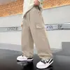 Pantalones Cargo para Niños Otoño Venta al por Mayor Nuevos Elegantes Pantalones Casuales para Niños Mayores Primavera y Otoño Sueltos Largos de Moda