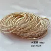Cadena de garra de 2 mm fila única S6 strass pulsera muy fina pulsera elástica pulsera de tenis transfronterizo pulsera chapada en oro fabricantes lote
