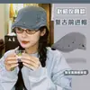 Zhao Zhaoyi Mesmo Estilo Chapéu de Aba Reta com Rebites Verão Fino Novo Versátil Chapéu de Sol Feminino Estilo Americano Boina Retrô