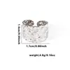 Anillos de Acero Inoxidable Geométricos Simples Estilo Europeo y Americano de Venta Caliente Transfronteriza, Joyería Versátil de Personalidad de Nicho de Lujo Ligero, Al por Mayor en Stock