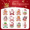 Doces de Natal Transfronteiriços com Barbante, Pirulitos de Menta de Madeira, Decorações Penduradas, Enfeites Decorativos de Elfo e Boneco de Neve para Árvore de Natal