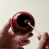 Mini Bote de Cerámica Roja Cocida en Horno de Alta Temperatura Inno-Gui-Song para Uso Doméstico, Frasco Pequeño Sellado para Guardar Té