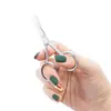 Tijeras para vello nasal de acero inoxidable tijeras de maquillaje tijeras para cejas tijeras para vello nasal de cabeza redonda tijeras de belleza tijeras para barba logo imprimible