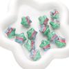 Gota de resina degradado de aceite pintura al óleo tridimensional cuentas de estrella hechas a mano DIY pulsera de cuentas casera accesorios de collar