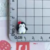 Mini Pingüino Negro Resina Accesorios Pingüino Gordo Pequeño Pasador para el Cabello Llavero para Teléfono Móvil Flor para Zapatos Accesorios Materiales y Accesorios