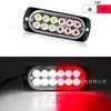 Caminhão 12-24V luz de aviso lateral de sinalização da carroceria 12LED ultra-fina luz estroboscópica pisca 36W