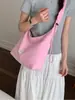 Bolso Grande de Capacidad Estilo Coreano de Nicho para Mujer 2026 Nueva Moda Bolso Cruzado Plegado Dopamina Bolso Tote de Estrella de Moda