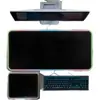 Alfombrilla de ratón iluminada RGB personalizada, tamaño extragrande, cualquier diseño o tamaño que desees, DIY, gama alta, alfombrilla de ratón impermeable para ordenador para juegos