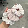 Goma de pelo de malla extragrande estilo coreano para mujer, goma de moño de alta gama, banda elástica para coleta diaria