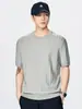 Ropa para Hombre Fengshe / Estilo Old Money Camiseta de Manga Corta Ropa de Punto para Hombre Camiseta de Manga Media Verano Nueva Cuello Redondo Holgada Estilo Japonés